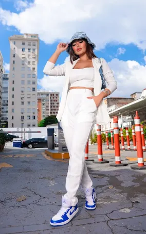 Conjunto Feminino de luxo Lady Griffe Off White - Imagem 3