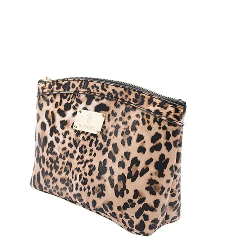 NECESSAIRE FEMME LEOPOLDINE ONÇA - LP-NS07